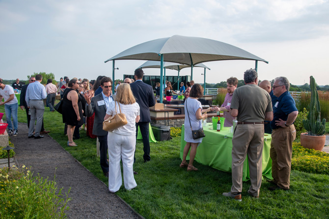 outdoor networking event
