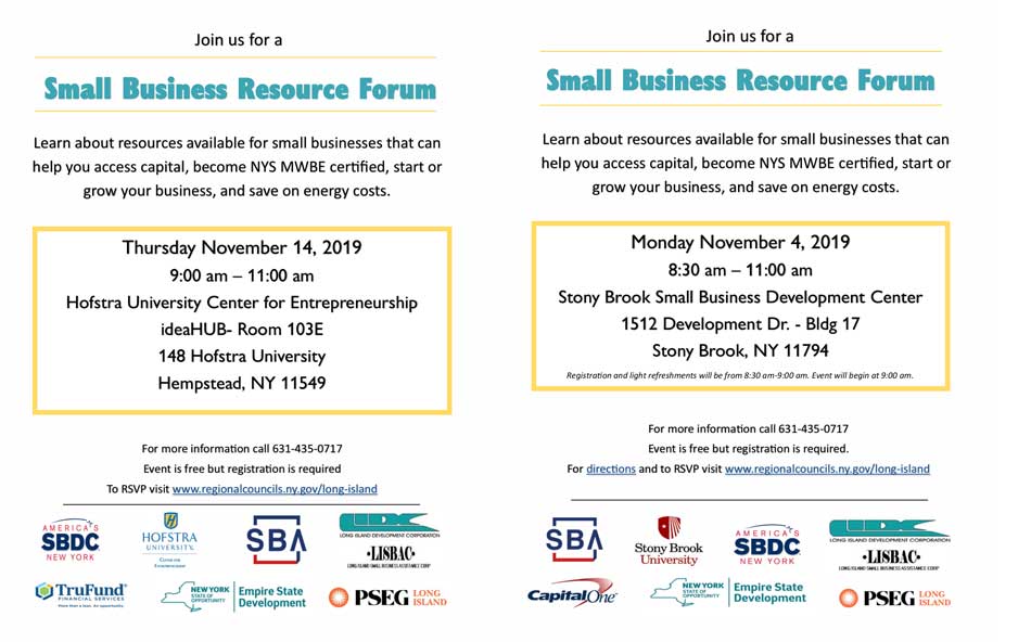 Small Business Resource Forum