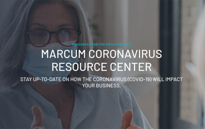 Marcum Coronavirus Resource