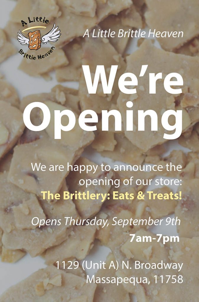 Little Brittle Heaven Opens a Storefront Long Island Food Council