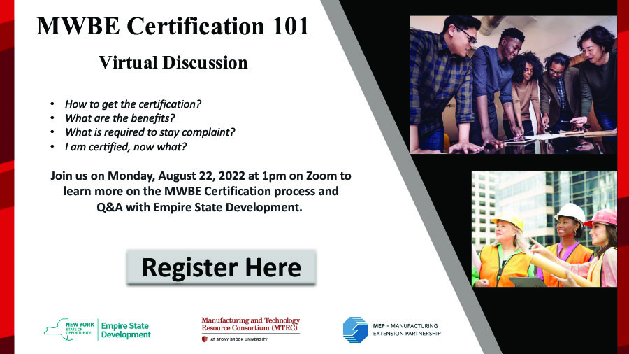 MWBE Certification 101 event