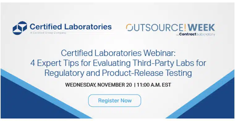 certified labs webinar flyer