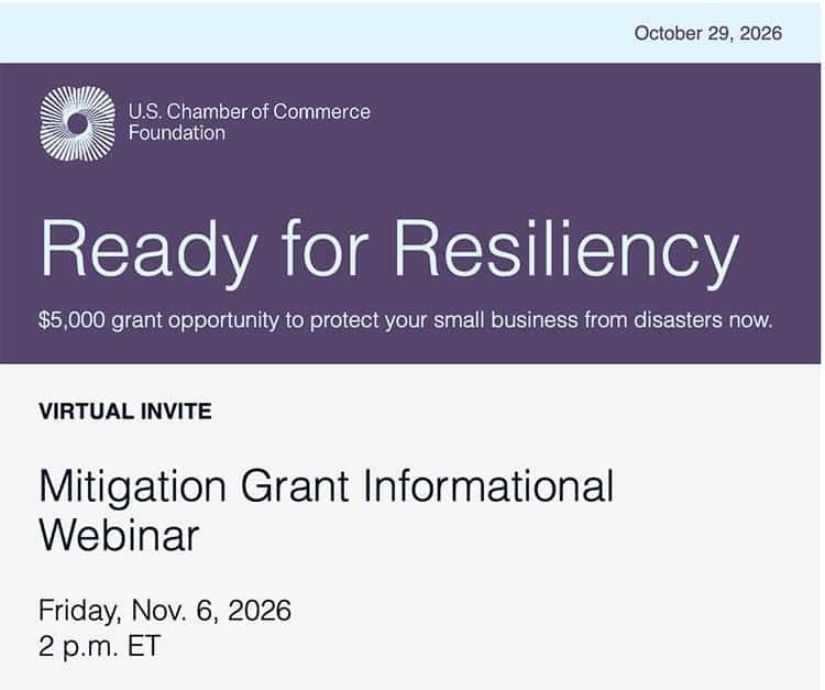 US Chamber of Commerce Webinar