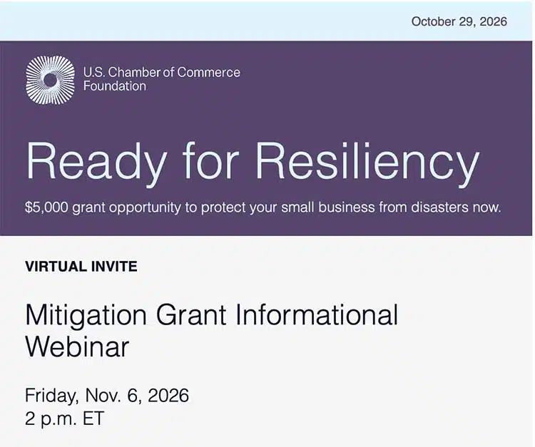 US Chamber of Commerce Webinar